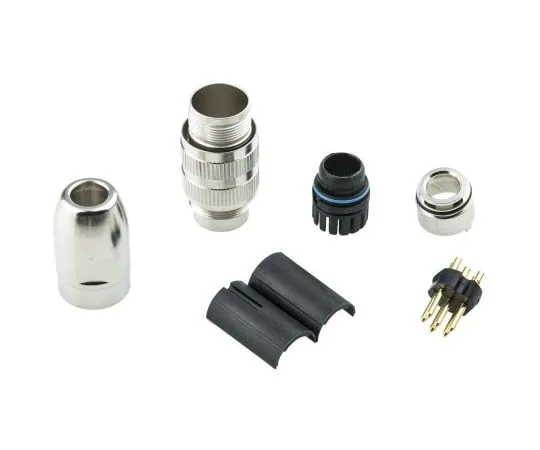 63-4860-09 Lumberg 6 Pole Din Plug Plug, DIN EN 60529, 5A, 250 V ac IP68, Screw On 0332 06