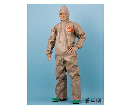 62-4095-52　［Discontinued］DuPont (TM) Tychem (R) 5000 C3128T Coverall with Booty M * Old: Tychem (R) CPF3　TychemC3128T-M