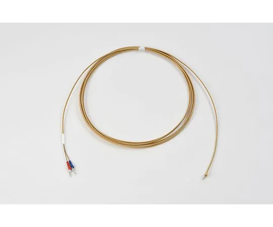 64-3426-61　［Discontinued］Temperature Sensor [thermocouple K] Duplex (tip welding) Type (Class1 silica glass coating) - Round Tip Terminal -　TH-8396-1-M