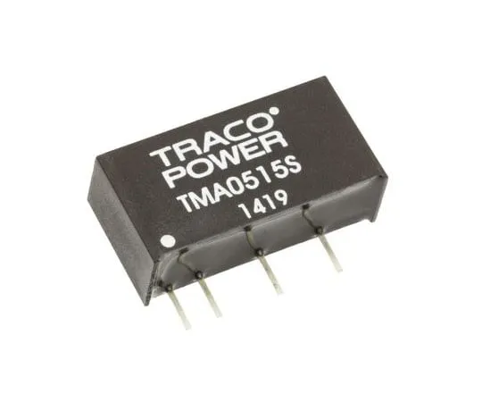 63-4721-49 TRACOPOWER TMA 1W Isolated DC-DC Converter Through Hole, Voltage in 4.5 → 5.5 V dc, Voltage out 15V dc TMA 0515S
