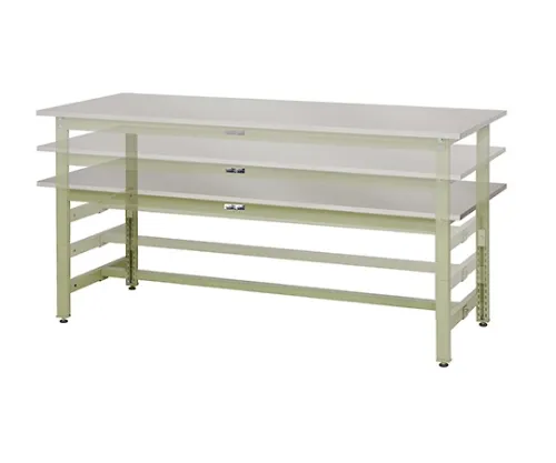 61-3764-05　［Discontinued］Work Table Stainless Steel Top Panel Series Height Adjustment Type Fixed　SWS3A-960-SG
