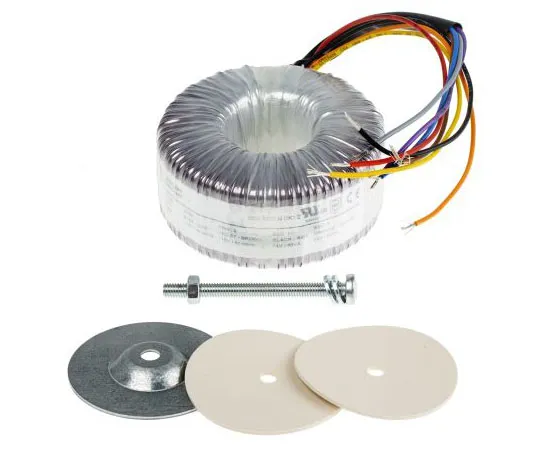 63-4664-14 RS PRO 2 x 115V ac, 2 x 24V ac Toroidal Transformer, 120VA 117-6056