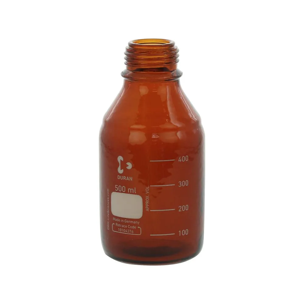 64-3880-12　［Discontinued］Only 500mL Bottle For Screw Mouth Bottle Safety Coat amber