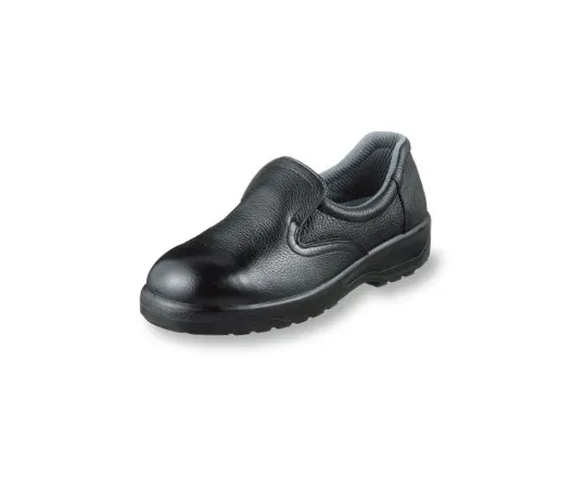 64-6536-22 Urethane 2-Layer Slip-On Shoes Black 23.5 cm AG117