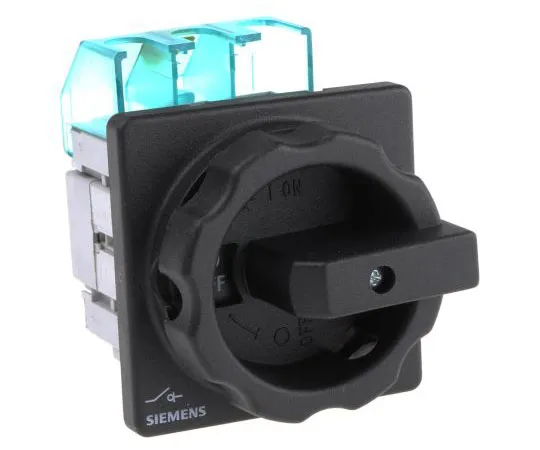 63-4844-98 3 Pole Panel Mount Non F***d Isolator Switch, 32 A, 11.5 kW, IP65 3LD2203-0TK51