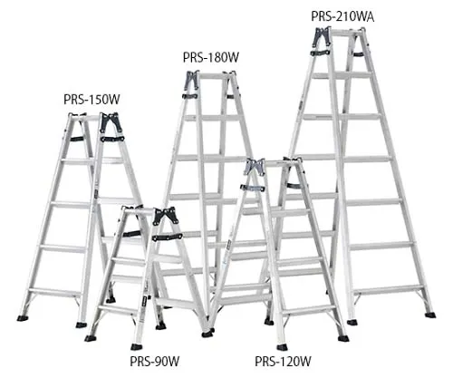 61-4441-70　［Discontinued］Aluminum Ladder and Stepladder Length: 1.13m　PRS-60W
