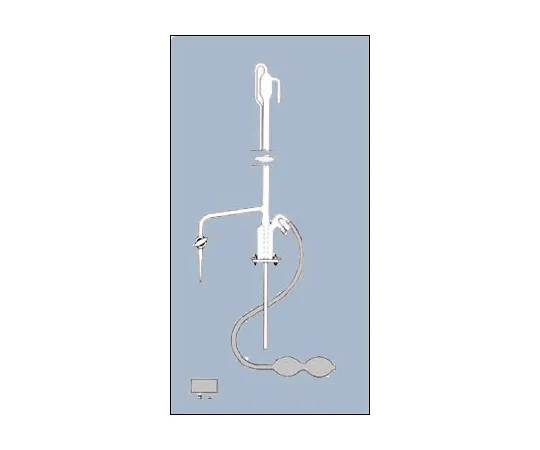 61-9726-49　［Discontinued］Automatic Burette (Plane Joint Type with Glass Cock)  10mL　F-BURET-P10S