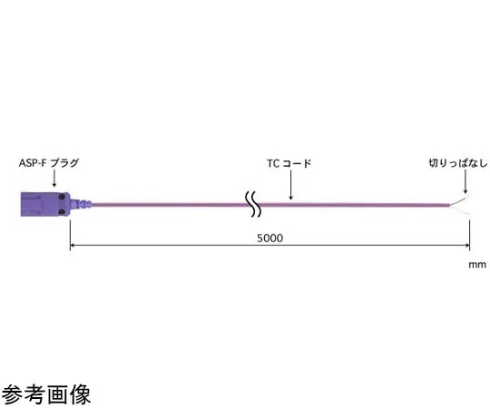 65-3532-04 Extension Cord for Thermocouple Compensation Wire XX Series Terminal W Terminal (Sensor Receiving Side): ASP-F E Type XX-0103E-TC05