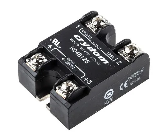 63-4743-13 Sensata / Crydom 125 A Solid State Relay, Panel Mount, SCR, 530 V Maximum Load HD48125