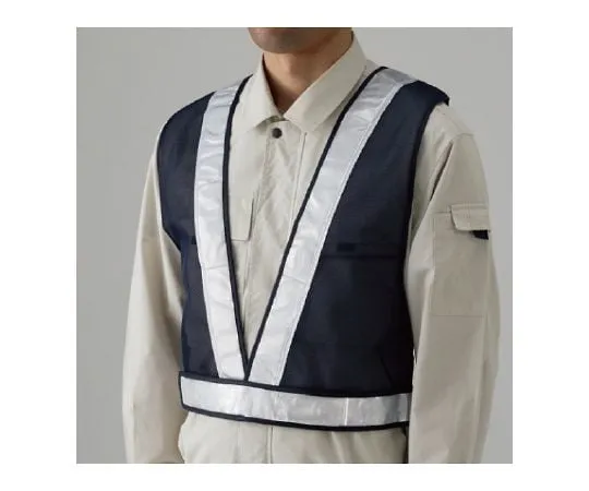 62-6096-15 Reflection Vest Standard Type Dark White Reflection L 379-52