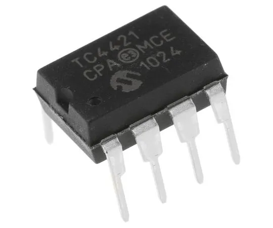 63-4726-98 Microchip TC4421CPA Low Side MOSFET Power Driver, 9A 8-Pin, PDIP TC4421CPA