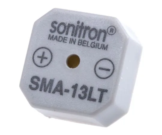 63-4755-13 Sonitron 82dB Through Hole Continuous Internal Buzzer, 2985 → 3015 Hz SMA-13LTP7.5