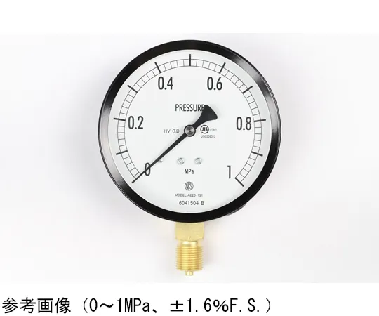 65-4283-36 Normal Pressure Gauge (Φ100) Vertical A-Frame for Heat and Vibration Resistance 0.16 MPa AE20-131