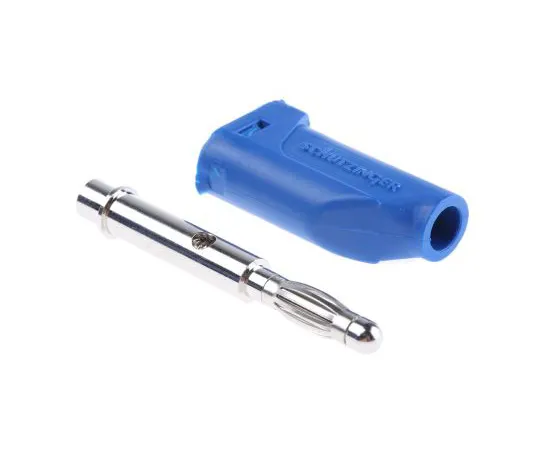 63-4790-86 Blue Male Banana Plug Screw 30 V ac, 60 V dc FK15S BLUE