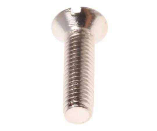 63-4816-41 RS Pro, M3 Raised (Countersunk) Head, 12mm Brass Slot Nickel Plated0.5 482-9518