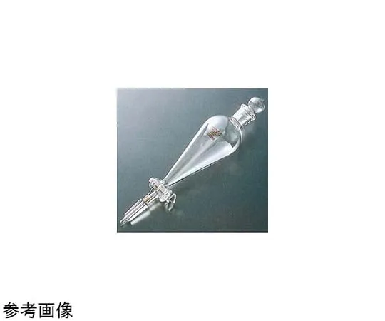 65-6843-51 Transparent Sliding Separatory Funnel 50 mL G Cock Bottom TS19/38 2108-01