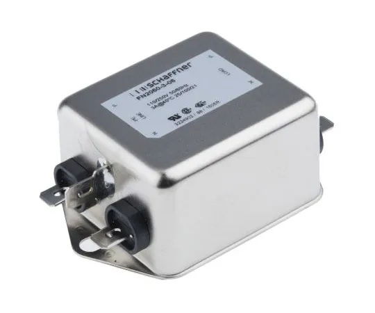 63-4732-83 Schaffner FN2060 Series 3A 250 V ac 400Hz Chassis Mount RFI Filter, with Tab Terminals, Single Phase FN2060-3-06