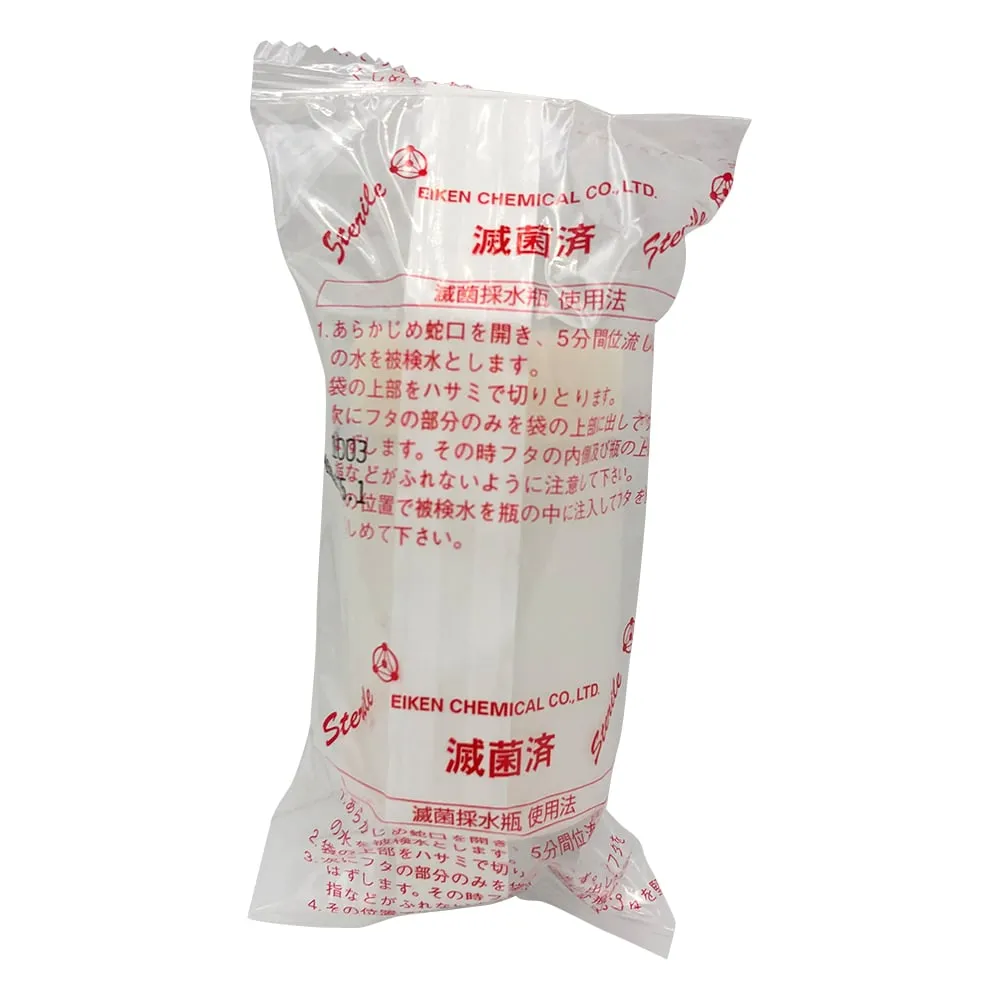 1-9475-01 Water Sampling Bottle, Sterilized 100mL (No Hypo) TG2000