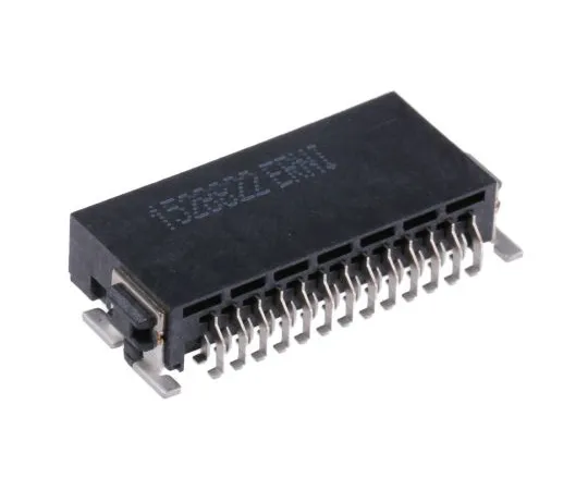 63-4891-04 ERNI SMC, 26 Way, 2 Row, Right Angle PCB Header 154764