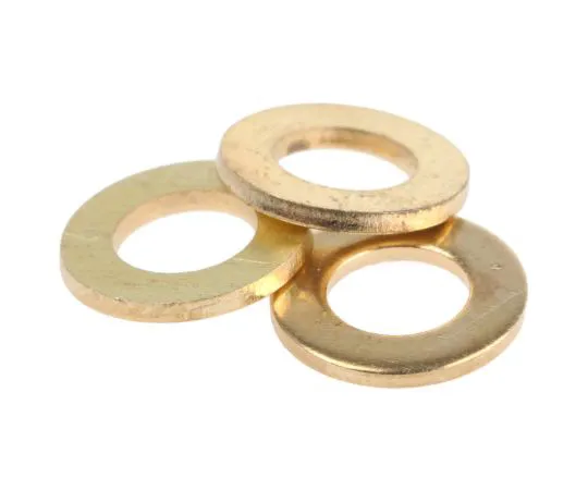 63-4817-11 Brass Plain Washer, 1mm Thickness, M5 483-2615