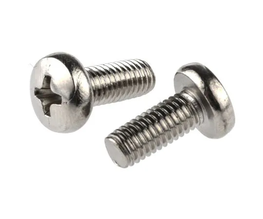 63-4816-62 RS Pro, M5 Pan Head, 12mm Brass Cross Nickel Plated0.8 483-0259