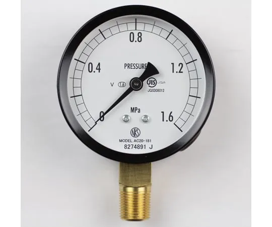 65-4278-57 Normal Pressure Gauge (Φ75) Vertical A Frame for Vibration Resistance 1.6 MPa AC20-181
