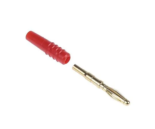 63-4748-43 Red Male Banana Plug Solder 30 V ac, 60 V dc 22.2010-22 22.1009