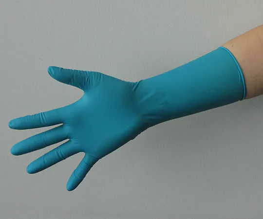 62-1611-12　［Discontinued］Long Cuff Nitrile Gloves S　19-041-170A