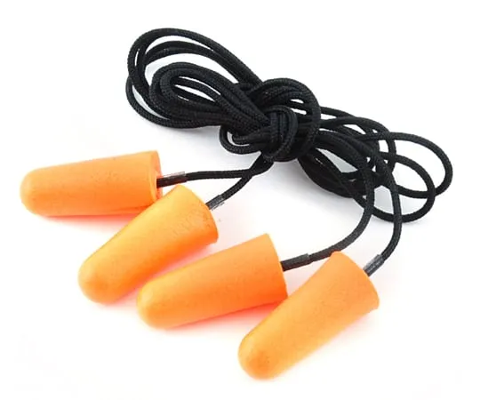 62-3983-06 Soft Earplugs with Strings 1 Set (2 Sets) NO.1901