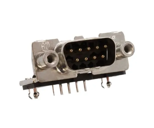 63-4798-49 TE Connectivity Amplimite HD-20 Series Through Hole, 9 Pin D-sub Connector, Right Angle Plug, Shell Size E 3-338168-2