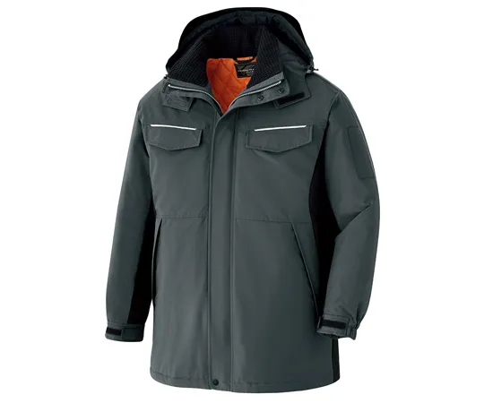 65-1321-63 VERDEXCEL Cold Protection Coat Charcoal Gray x Black S VE1041-UE-S VE1041-UE-S