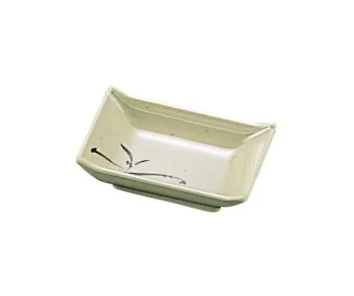 61-6834-20 Melamine Japanese Crockery Oribe Square Nozomi Bowl OB-41 2436300
