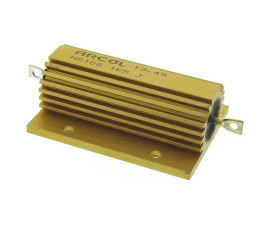 63-4746-61 Arcol HS100 Series Aluminium Ho***d Axial Wire Wound Panel Mount Resistor, 1.5kΩ ±5% 100W HS100 1K5 J