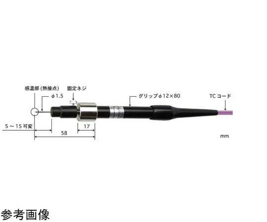 65-3530-75 Puncture Protection Tube Temperature Sensor Model 520 -200~300°C Response Speed (sec): 1.5 E Type 520E-TC1-ASP