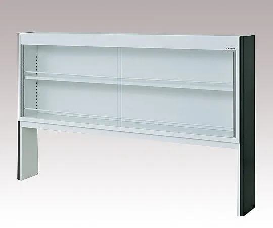 3-2041-01　［Discontinued］Reagent Shelf Steel Type, Single-Sided Type, with Glass Door 880 x 200 x 1100　ST-900G