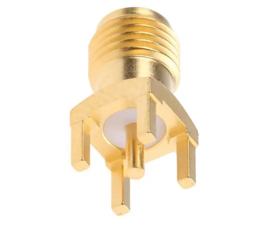 63-4806-18 TE Connectivity Straight 50Ω Through Hole SMA Connector, Solder Termination Coaxial 1-1478979-0