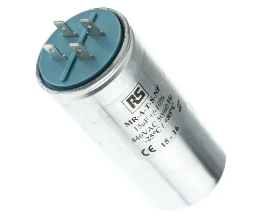 63-4722-80 RS 15μF Polypropylene Capacitor PP 440V ac ±10% Tolerance Screw Mount MRA440 Series 196-4696