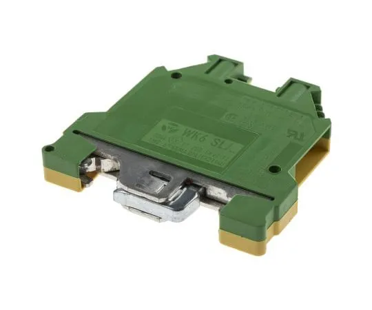 63-4778-70 RS PRO 2 Way Earth Terminal Block, Screw Down 20 → 8 AWG 384-7004