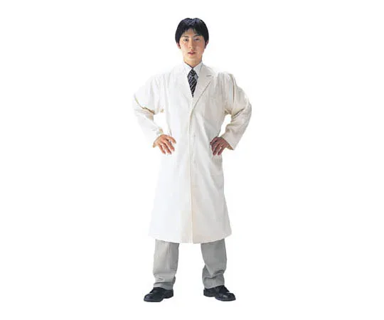 62-3355-89　［Discontinued］Heat-Resistant Chemical-Resistant White Coat/Guest Safety Coat　CCA1LL
