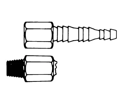 61-0200-14 M Adpt 1/2In. NPT To 1/4-1/2In. ID 2/Pk 2PK XX6700L11