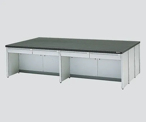 3-3776-01　［Discontinued］Central Laboratory Bench with Drawer, Frame Type 1800 x 1200 x 800　HBOA-1812