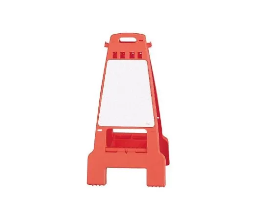 62-6115-17 Sign Stand White Plain Body Orange 868-81