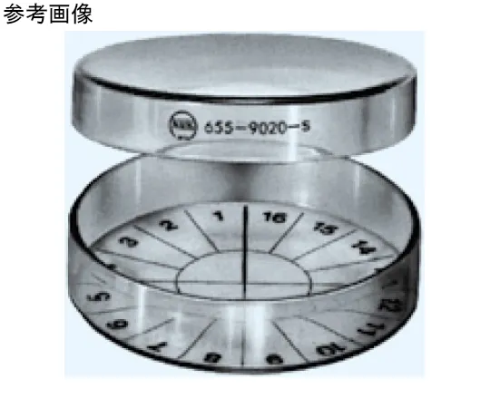65-8672-82　［Discontinued］Print Petri Dish 5mm Square　655-90A
