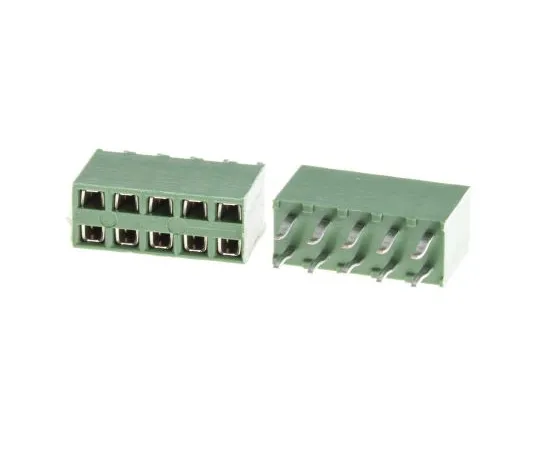 63-4832-40 TE Connectivity AMPMODU HV100 Series 2.54mm Pitch 10 Way 2 Row Straight PCB Socket, Through Hole, Solder Termination 215307-5