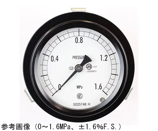 65-4297-44-20 Sealed Pressure Gauge (75Φ) Embedded D Frame (Mounting Bracket) with 0.2 MPa Inspection Certificate BC15-121