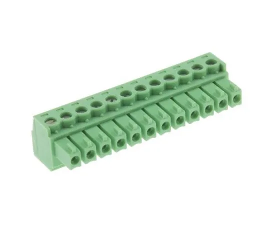 63-4733-66 Phoenix Contact MC 1.5/12-ST-3.81 Non-F***d Terminal Block, 12 Way/Pole, Screw Down Terminals, 28 → 16 AWG Cable 1803675