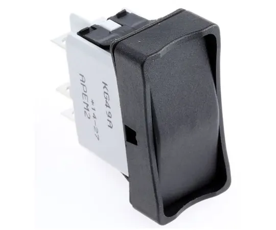 63-4784-29 APEM Double Pole Double Throw (DPDT), On-Off-On Rocker Switch Panel Mount KG492A2XXA21XX