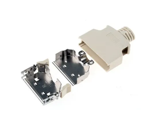 63-4722-47 3M 103 Series ABS D-sub Connector Backshell, 36 Way, Strain Relief 10336-3210-000