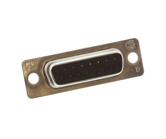 63-4825-18 TE Connectivity AMPLIMITE HD-20 Series Panel Mount, 15 Pin D-sub Connector Socket, Shell Size A 5-747909-2
