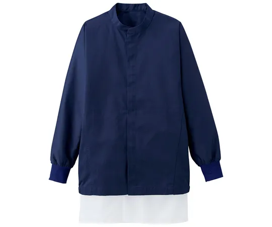 65-1243-56 Work Clothes, Unisex Long Sleeve Blouson, for Food Industry Navy SS VEH309W-UE-SS VEH309W-UE-SS